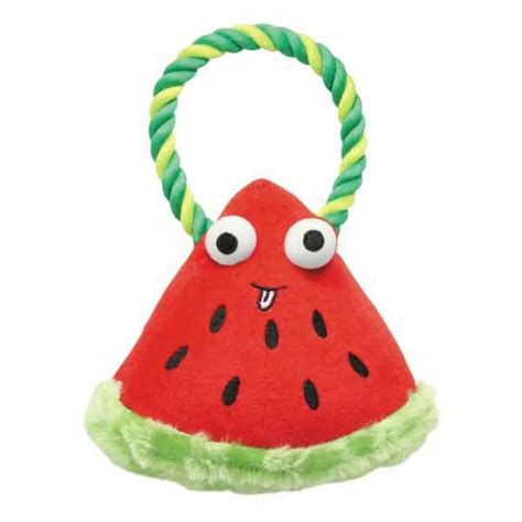 Grriggles Happy Fruit Rope Tug Dog Toy Wate Baxterboo