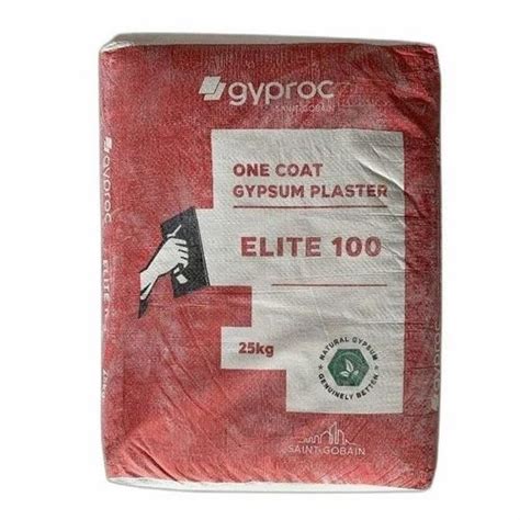 25Kg One Cost Gypsum Plaster Elite 100 PP Bag At Rs 325 Bag In