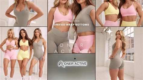 NEW ONER ACTIVE UNIFIED WRAP COLLECTION TRY ON HAUL YouTube