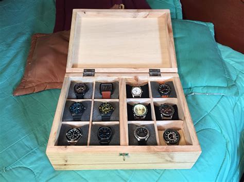 Watch Storage DIY Caja Para Guardar Relojes Caja De Madera Para