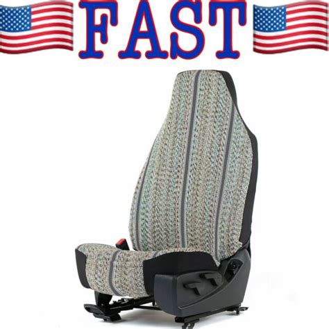 Outlaw Products Gray Saddleblanket High Back Bucket Seat Cover For Sale Online Ebay