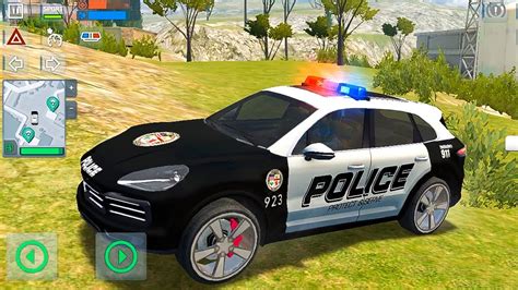 Police Sim Cop Simulator A Police Car Rams And Stops An Intruder