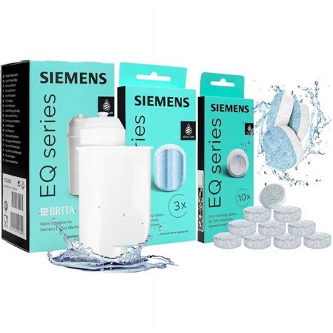 Kit d Entretien Siemens 1 filtre à eau TZ70003 1 pastille de