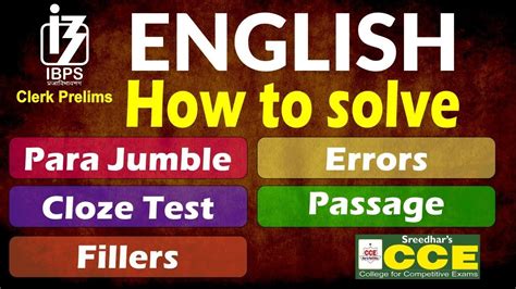 Ibps Clerk Prelims English Mt How To Solve Cloze Test Para