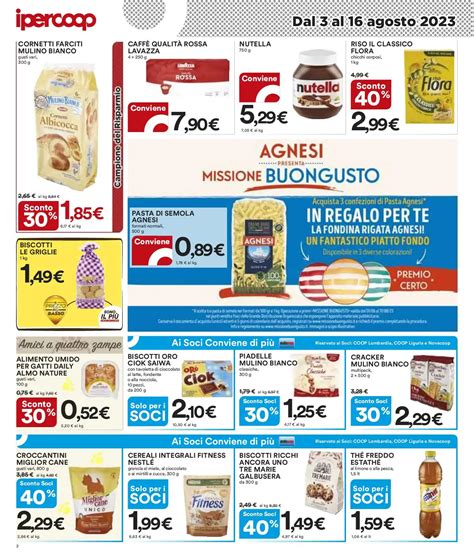 Volantino Ipercoop Offerte Alimentari E Bevande Dal Agosto