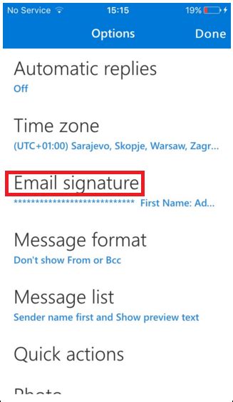 How To Use Microsoft 365 Signature In Ios Owa App