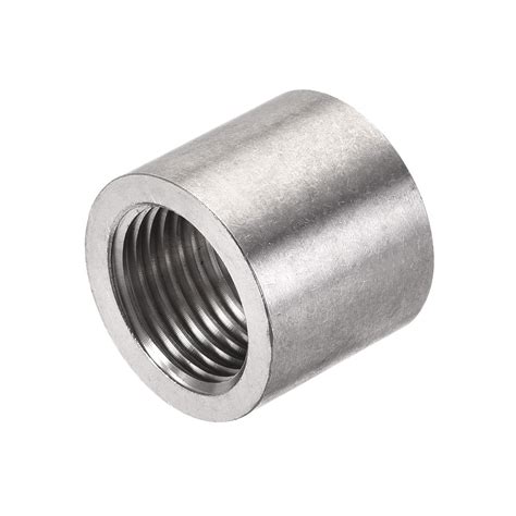 Meccanixity Weld Coupling 304 Stainless Steel 1 2 Npt Female Half Threaded Weldable