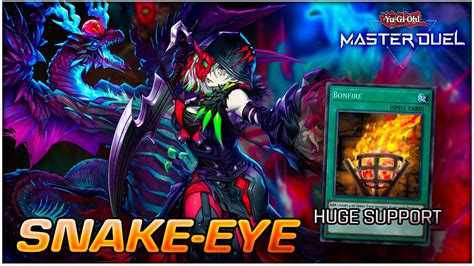 New Support Snake Eye Diabellstar Deck Bonfire Blazing Arena Yu