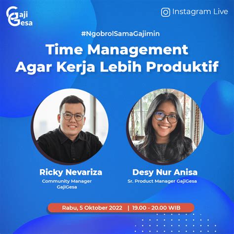 Time Management Agar Kerja Lebih Produktif GajiGesa