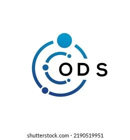 Ods Letter Technology Logo Design On Stock Vector (Royalty Free ...