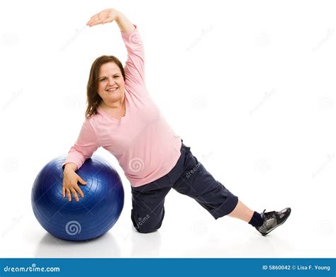 Plus Sized Pilates Stock Photo Image Of Caucasian Strength 5860042