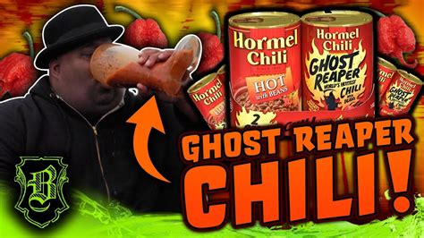 Hormel Ghost Reaper Chili W Beans Warning Insane Youtube