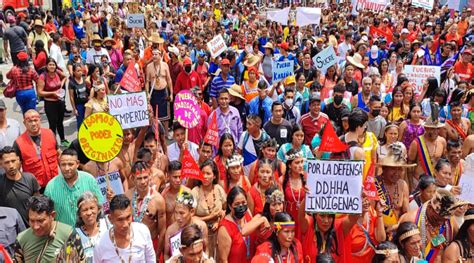 Pueblos Originarios Marchan En Rechazo A Medidas Coercitivas Contra