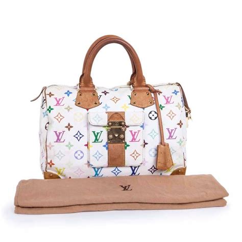 Louis Vuitton Murakami Multicolored Monogram Canvas And Leather Speedy Bag At 1stdibs Louis