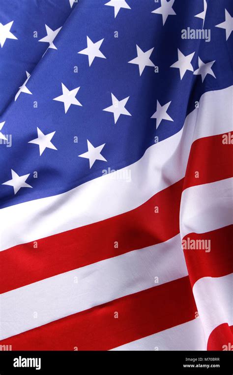 Closeup Of Stars And Stripes American Flag Stock Photo Alamy