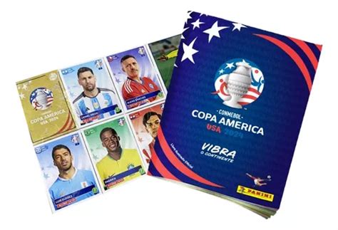 Álbum 50 Figurinhas Sem Repetição Copa América Usa 2024