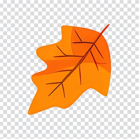 Premium PSD Maple Leaves Render Autumn Maple Leaf Isolated Transparent