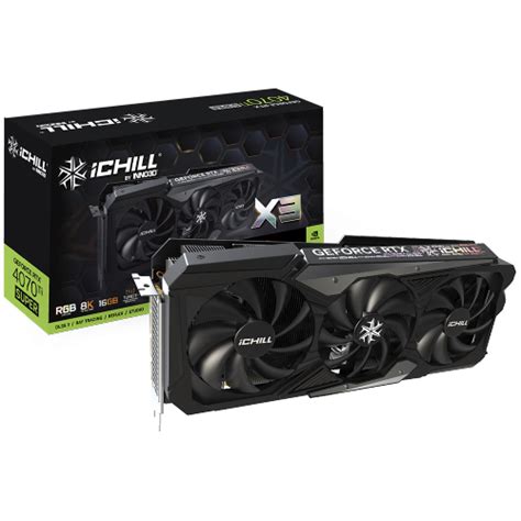 Placa de Vídeo INNO3D NVIDIA GeForce RTX 4070 Ti Super ICHILL X3 16GB