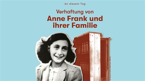 Bildungsst Tte Anne Frank On Twitter Am August Heute Vor