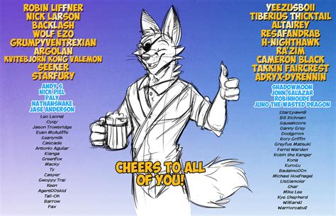 Cheers To All Of You Patreon Suppoters For July By Temiree On Deviantart