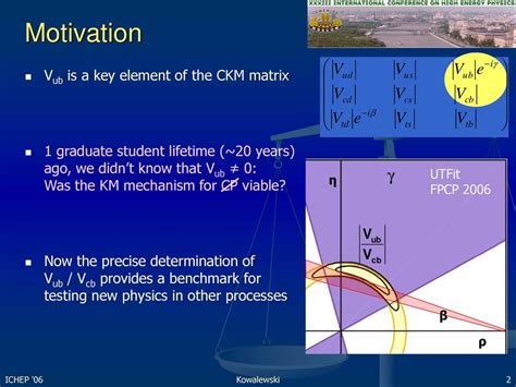 Measuring the apex Vub Vcb and their relative phase γ φ3 ppt