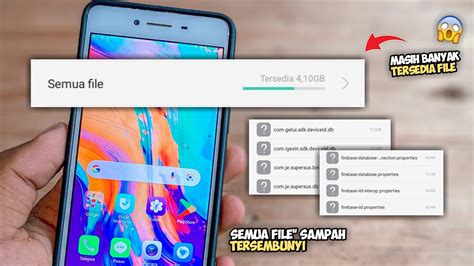 Cara Menghapus FILE SAMPAH TERSEMBUNYI Di Hp Android Dengan Pake