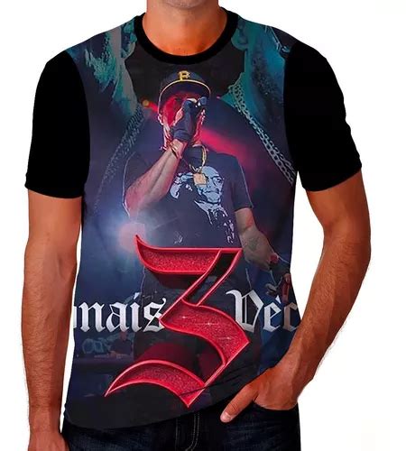 Camisa Camiseta Mano Brown Racionais Mcs Cantor Rapper Hd