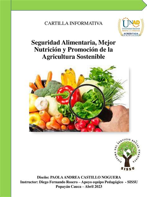 Calam O Seguridad Alimentaria Mejor Nutrici N Y Promoci N De La