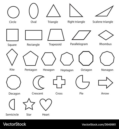 Geometric shapes Royalty Free Vector Image - VectorStock