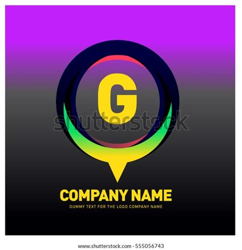 G Letter Colorful Logo Circle Vector Shutterstock