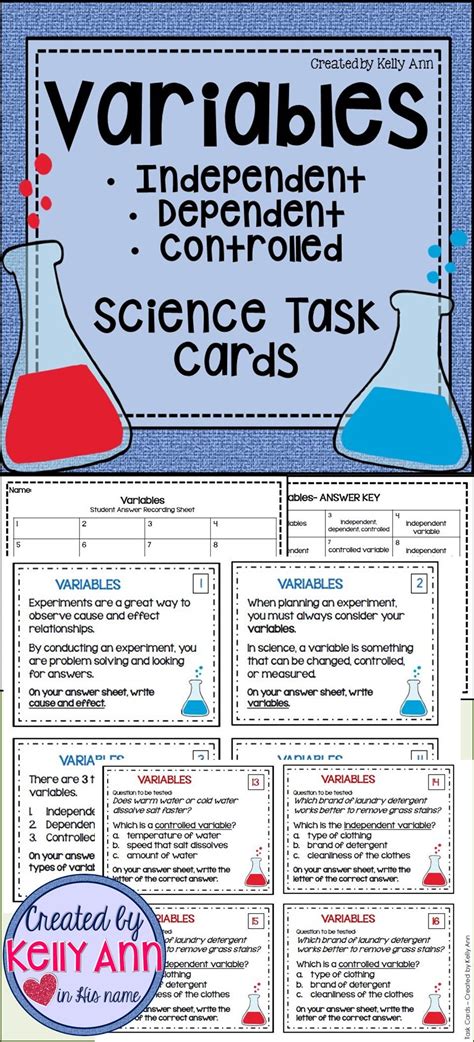 Variables In A Science Experiment