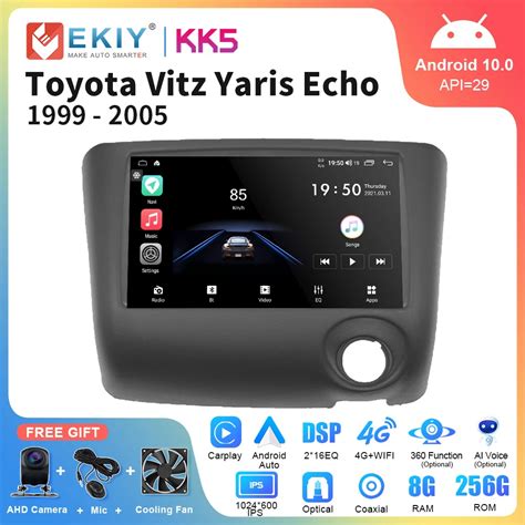 Ekiy Kk Car Radio G Android Multimedia For Toyota Vitz Yaris