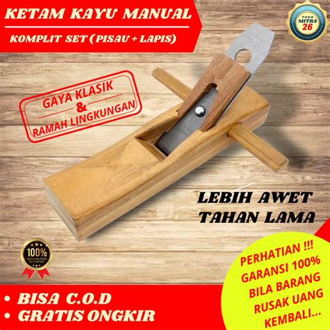 Ketam Kayu Manual Ketam Tangan Ketam Kayu Serut Kayu Manual Alat