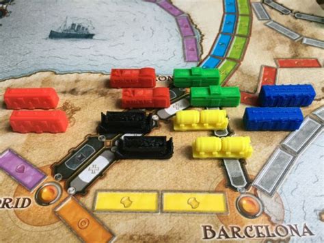 Ticket To Ride Board Game 10th Anniversary Inspired 3d Print