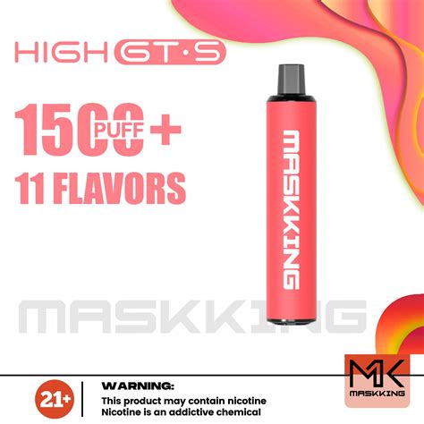 Maskking Elegant High Gts Puff E Hookah Fantastic Rechargeable Vape