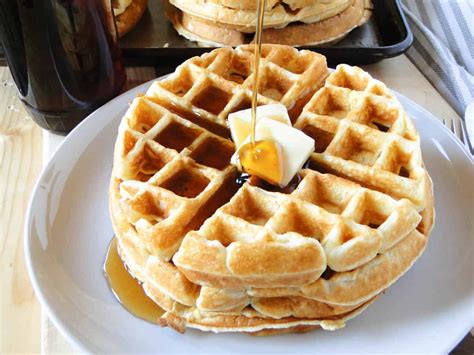 Homemade Belgian Waffles Heathers Homemade Kitchen