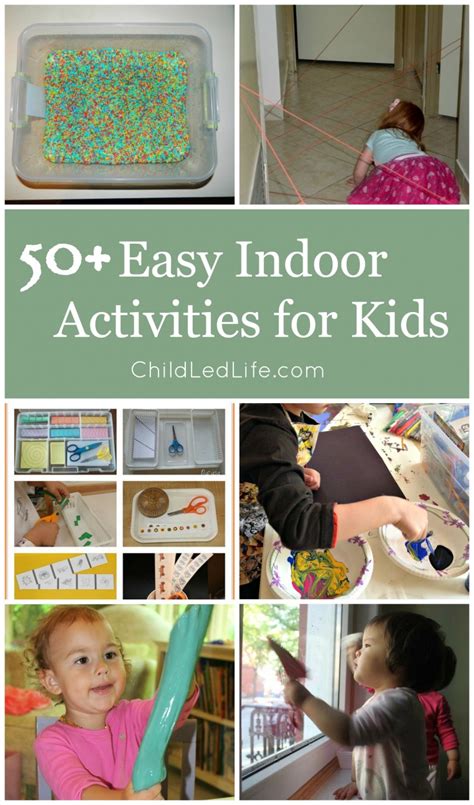 50+ Easy Indoor Activities for Kids