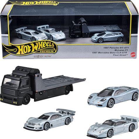 Amazon co jp ホットウィール Hot Wheels プレミアムコレクターセットアソート アドバンレーシングチーム 乗り物おもちゃ ミニカー 4台 3歳から マルチ 987C