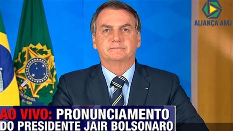 Ao Vivo Presidente Jair Bolsonaro Faz Pronunciamento Resultado De