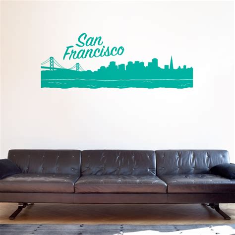 San Francisco Skyline Wall Decals Stickers Graphics