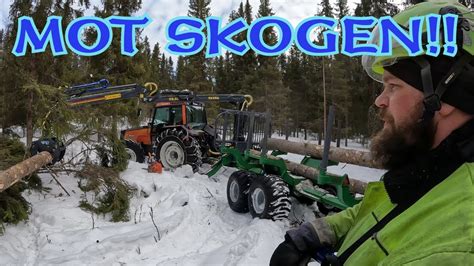 I Skogen Med Traktorn Rykande F Rskt Youtube