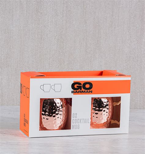 Cocktail Mug Set Cobre Go Barman Go Barman