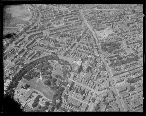 Aerial View Of South Boston Including Evacuation Monument Digital