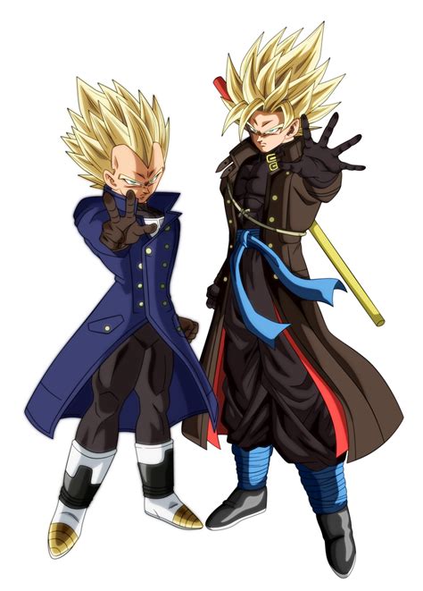 Vegeta Xeno Ssj 2 Y Goku Xeno Ssj 2 Personajes De Dragon Ball The