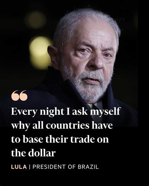 Financial Times on Twitter: "Brazil’s Lula calls for the end to dollar trade dominance. https ...