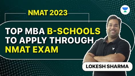 Top B Schools To Apply Through Nmat Exams Nmat Lokesh Sharma