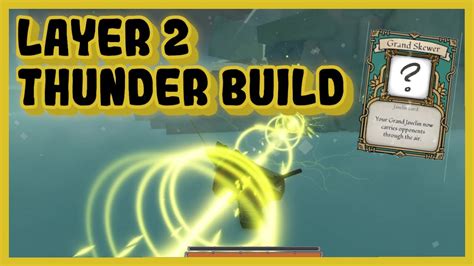 Deepwoken Layer 2 Thunder Build Progression 1 YouTube