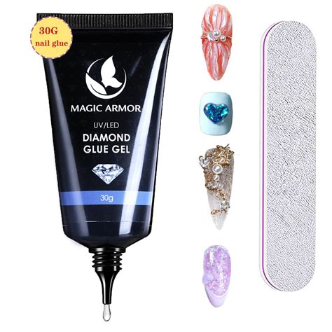 MAGIC ARMOR Nail Art Strass Lijm Gel 30g Extra Sterke Zelfklevende Gel