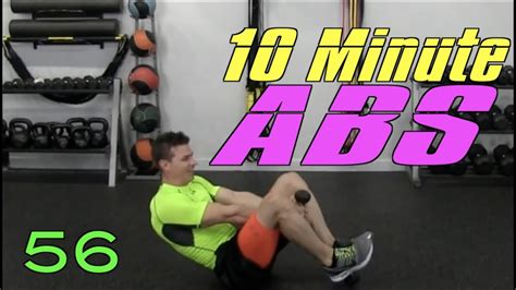 Quick 10 Minute Ab Workout At Home With Dumbbells Youtube