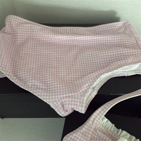 Lorna Jane Swim Janie And Jack Bikini Purple Gingham Retro Size 2 Never Used Poshmark